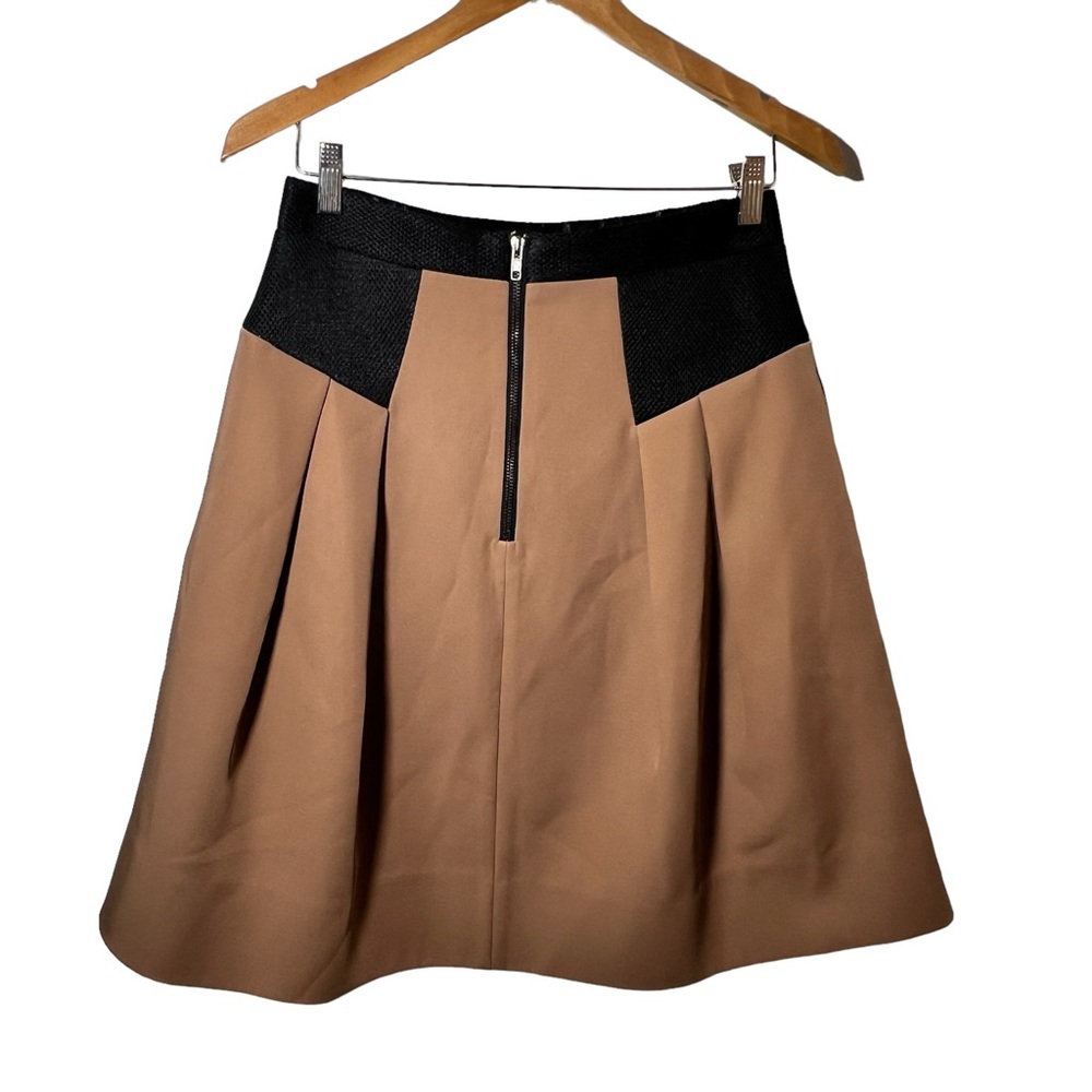 Miri High Waisted Pleated A Line Midi‎ Skirt - Picture 2 of 3
